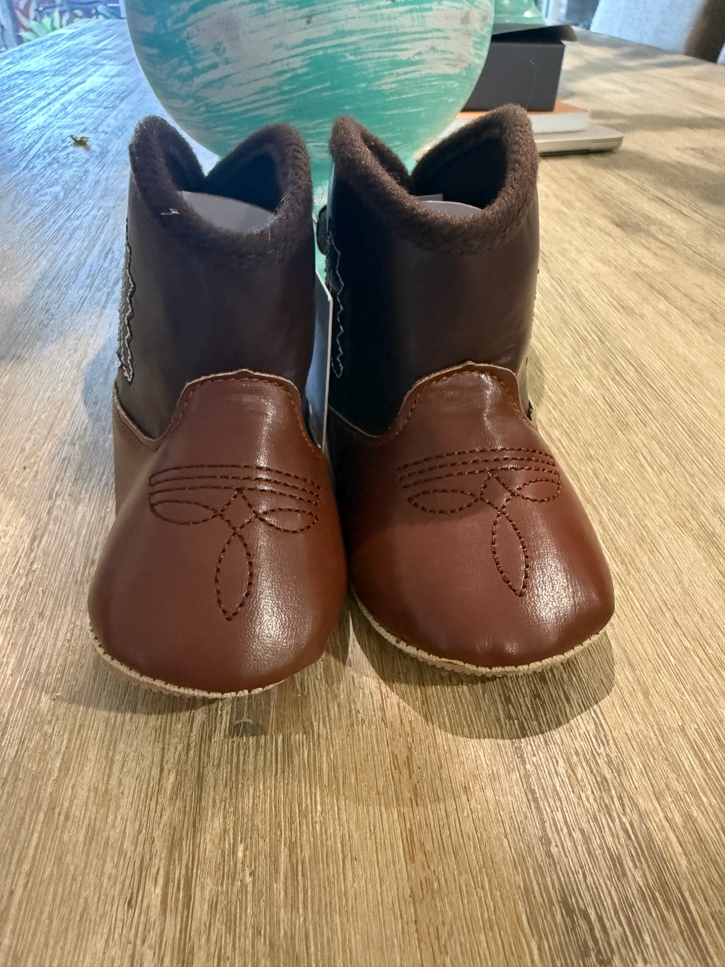 Brown and Choc Brown Boots