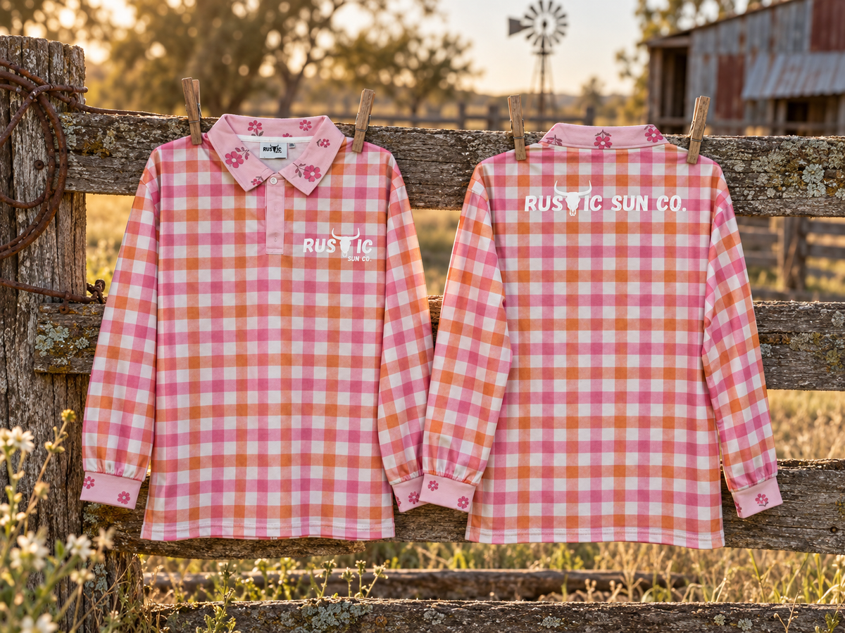 Kids Country Sorbet Fishing Shirt