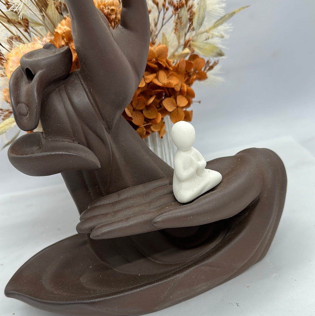 Ceramic Buddha Hand Backflow burner