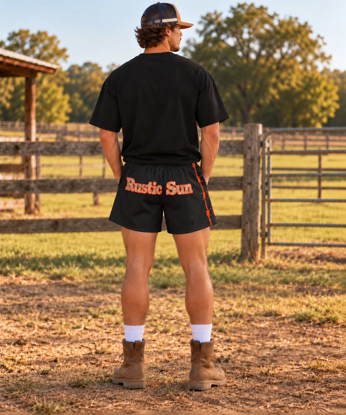 Camo Bull Footy Shorts