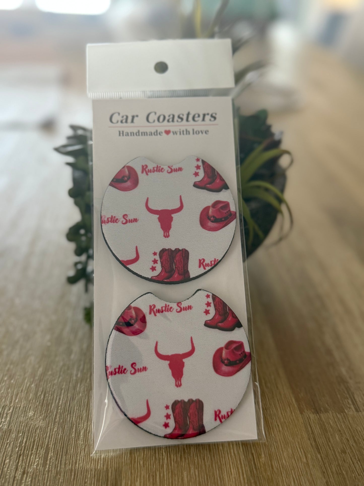 Western Collection Car Coasters