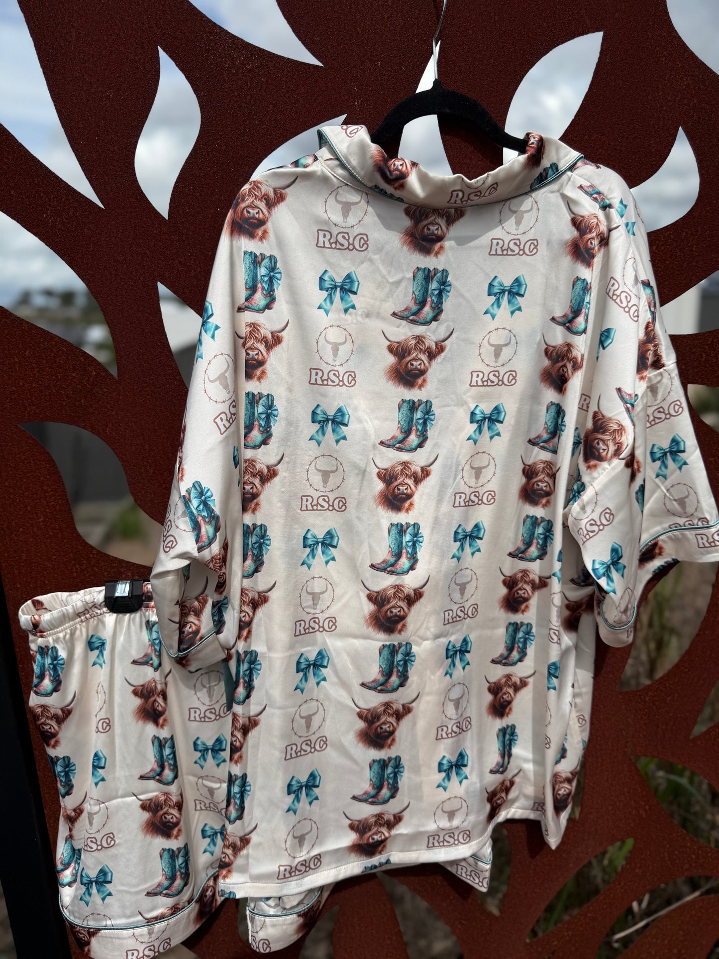 RSC Dusty Roads Satin Pyjamas