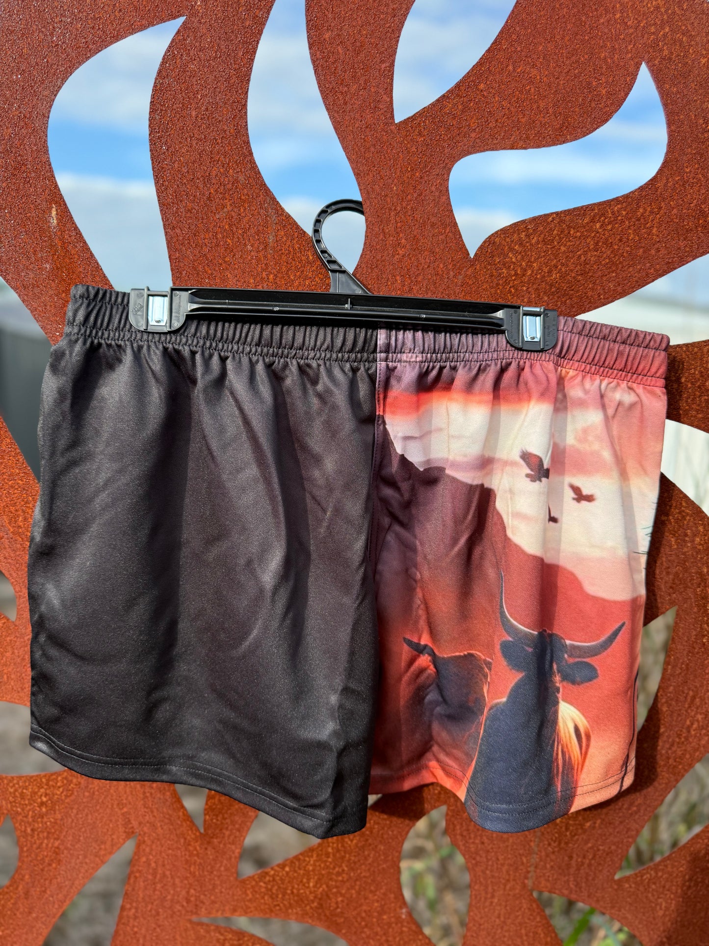 Adults Buckin Bull Footy Shorts