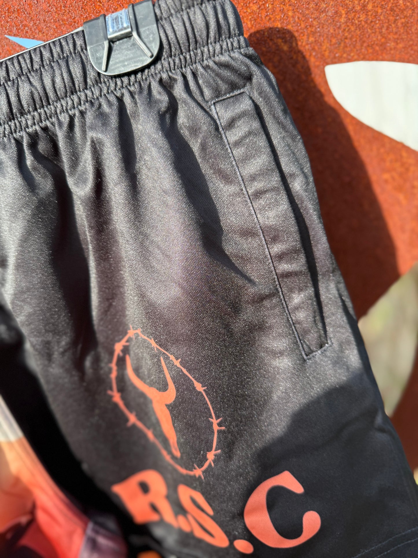 Adults Buckin Bull Footy Shorts