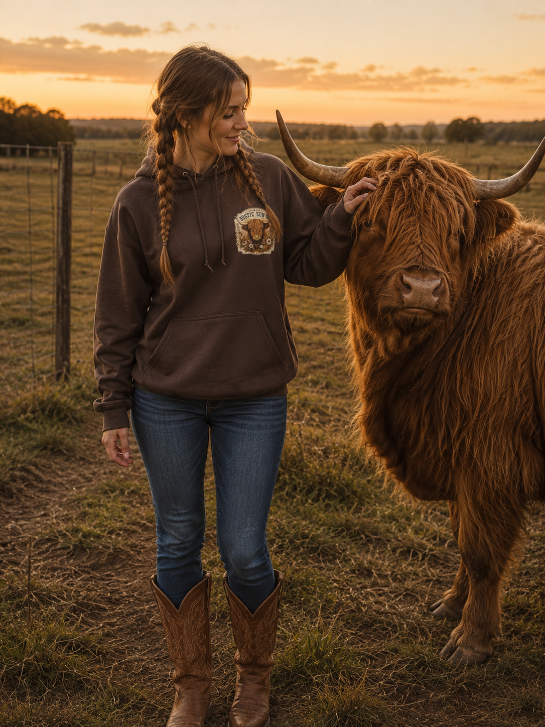 Wildflower Highland Hoodie