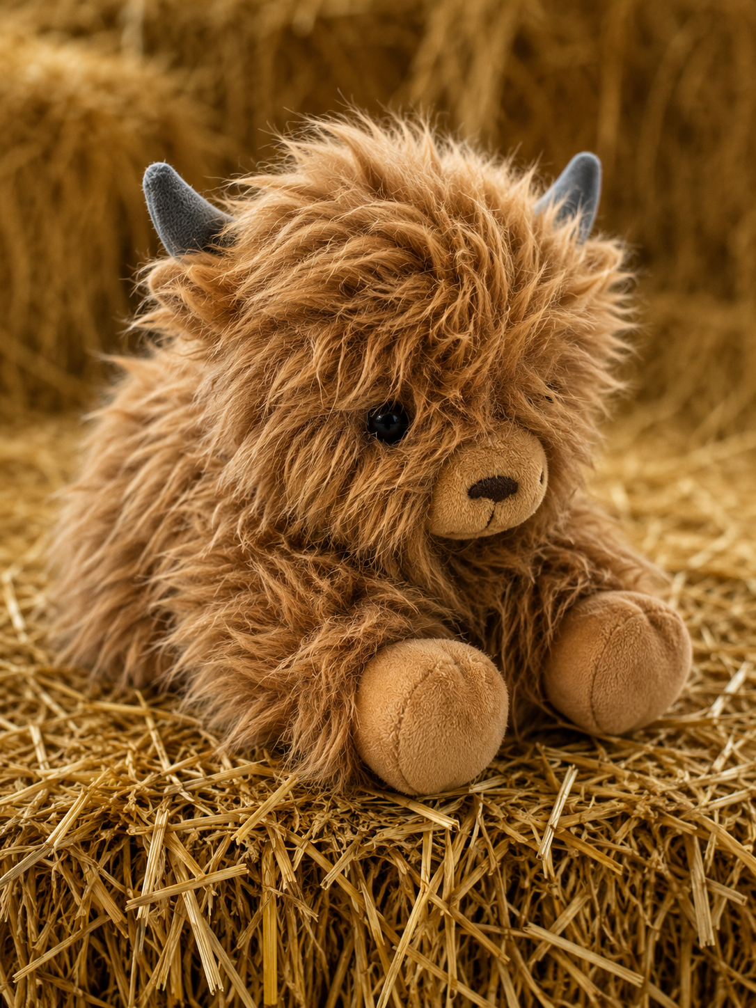 Laying Highland Cow Plushie
