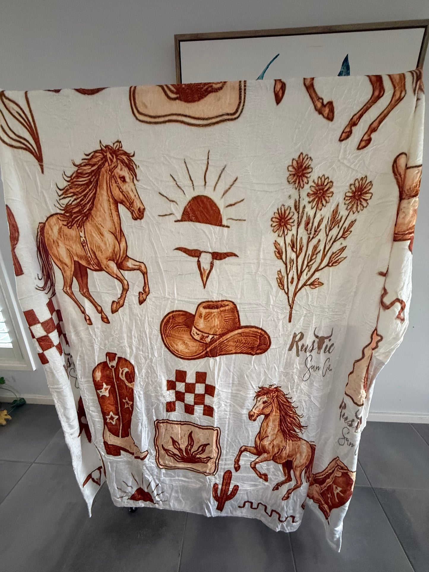 Rustic Ranch Blanket