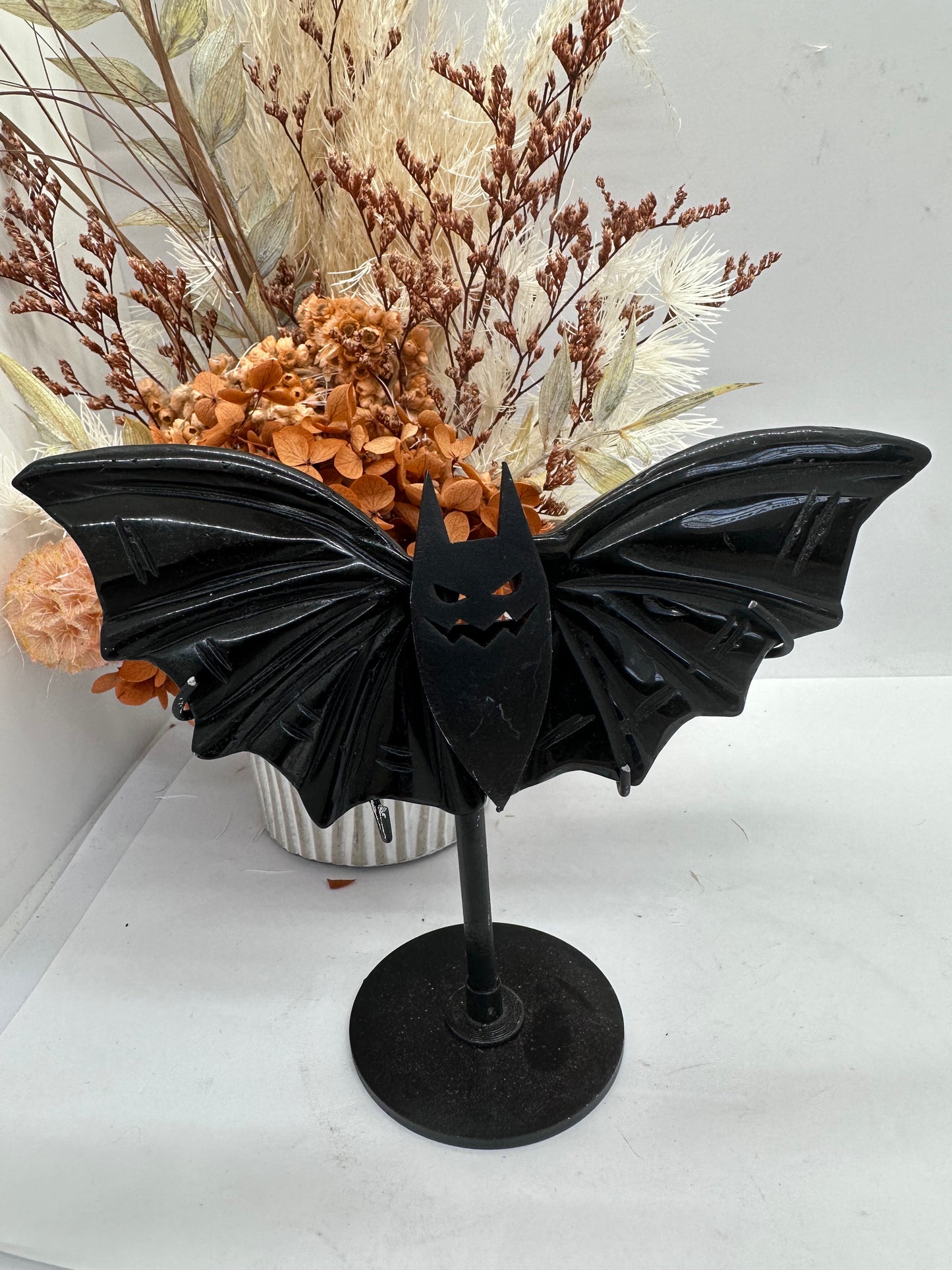 Black Obsidian Bat Wings