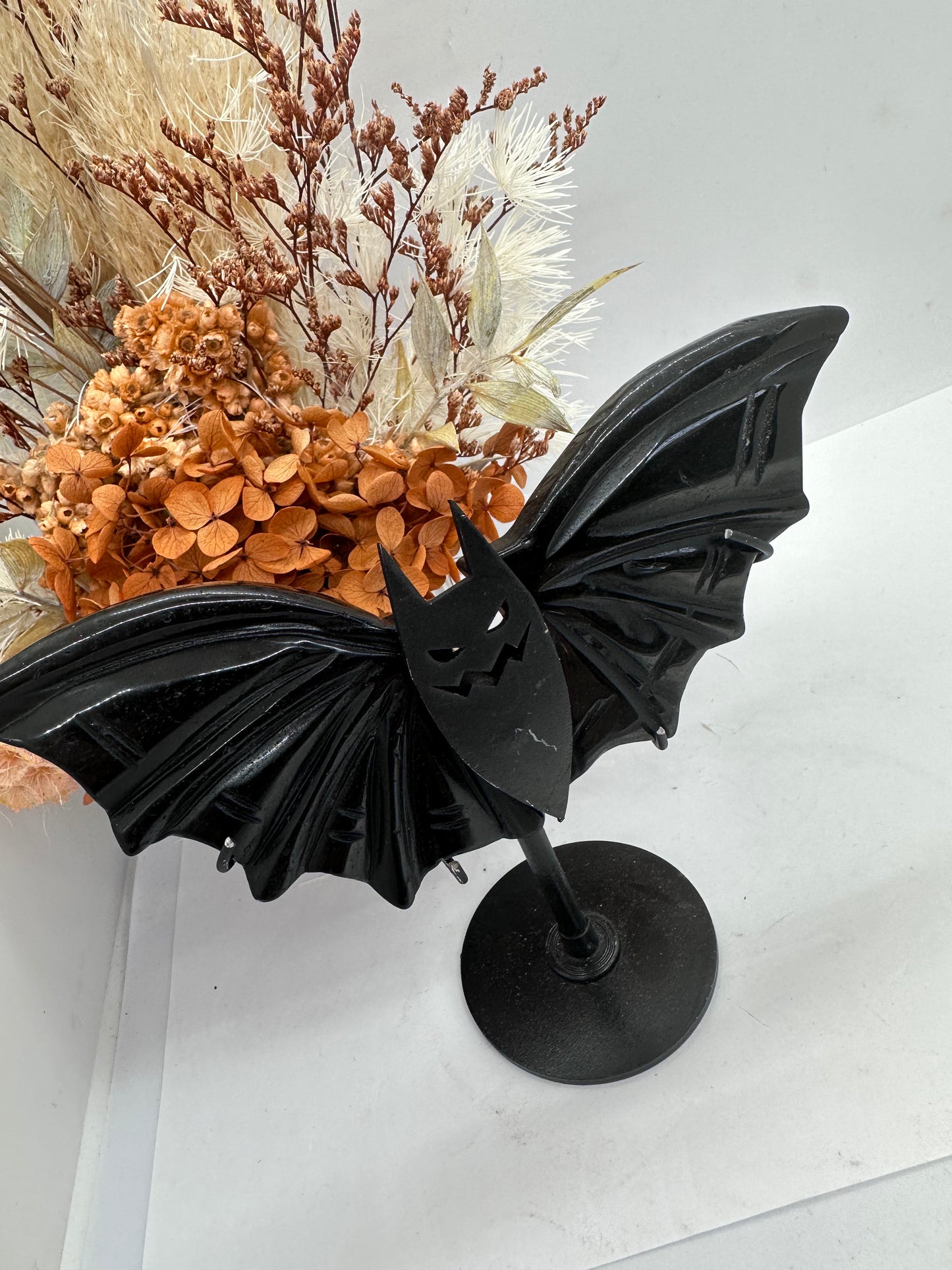 Black Obsidian Bat Wings