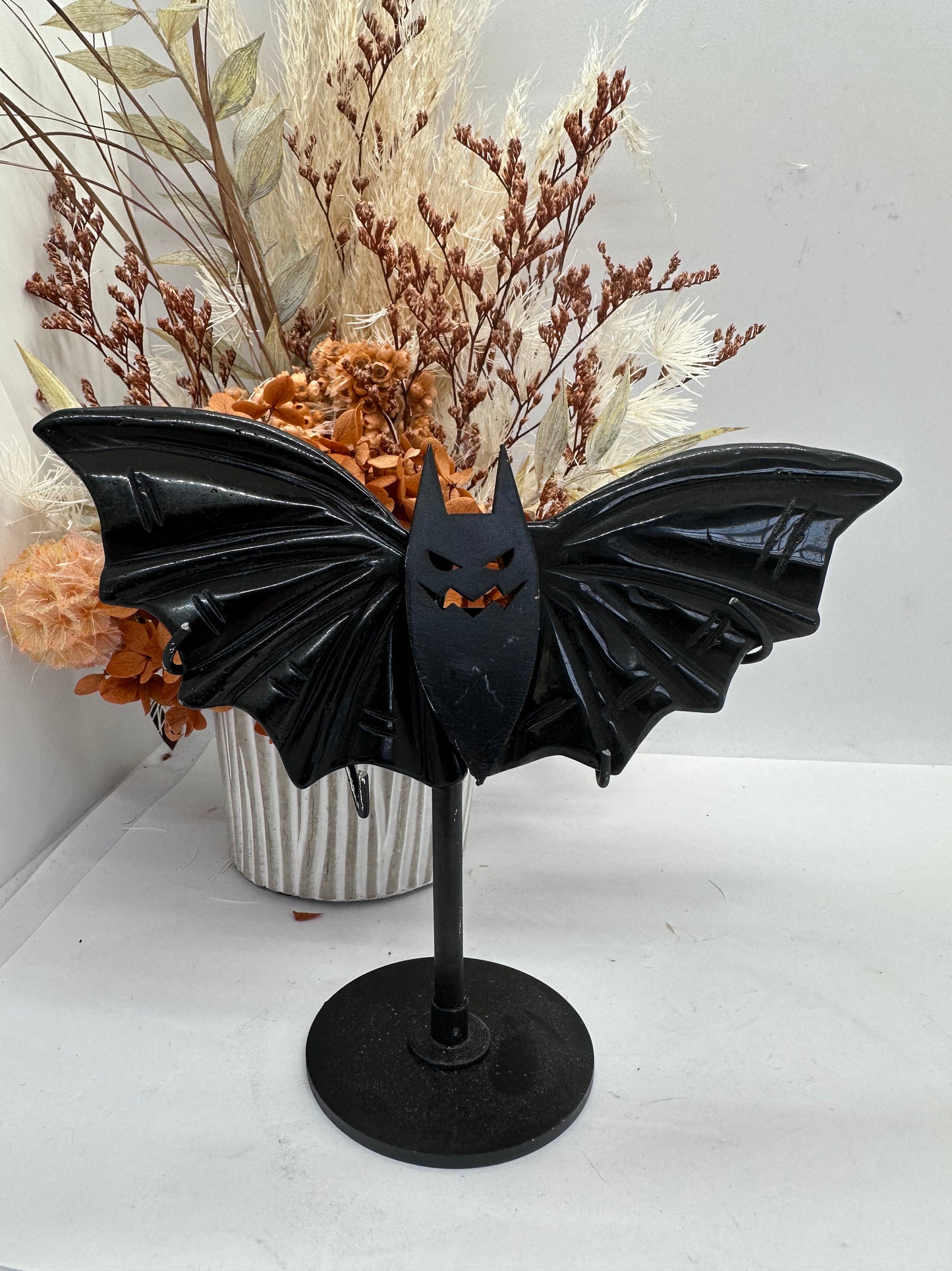 Black Obsidian Bat Wings