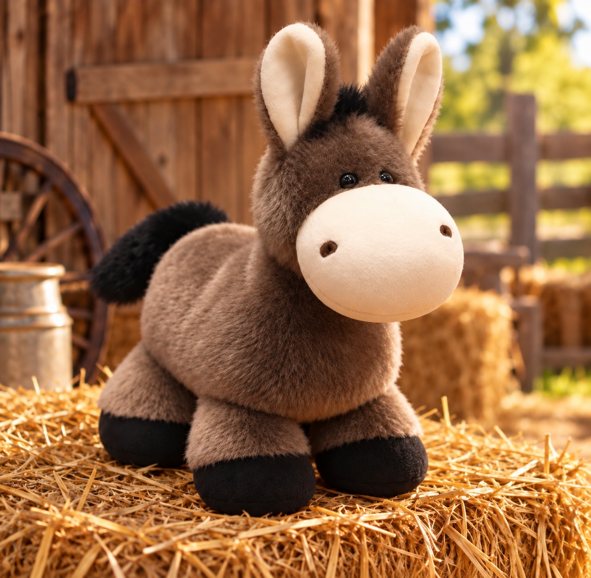 Standing Donkey Plushie