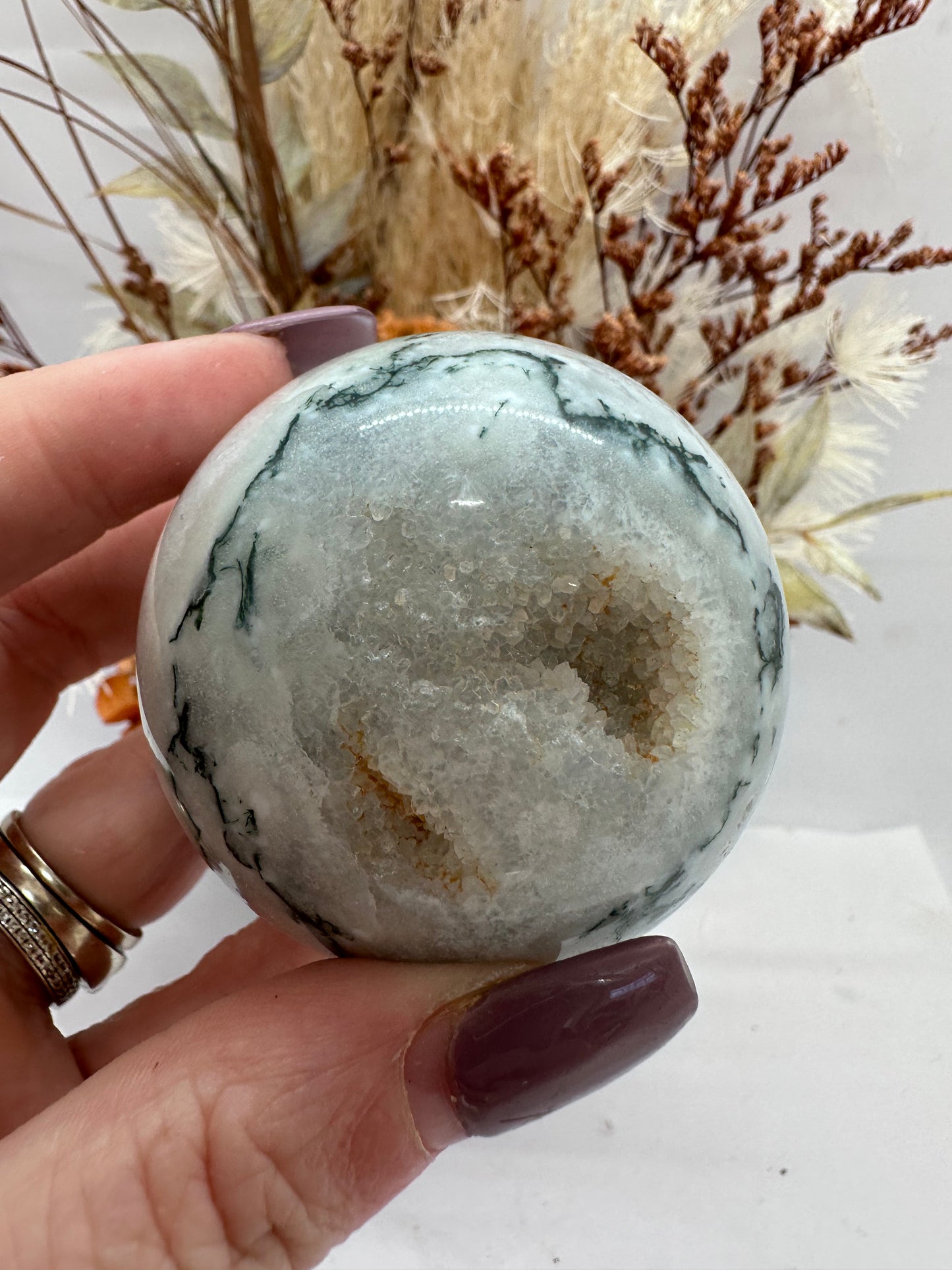 Moss Agate Sphere