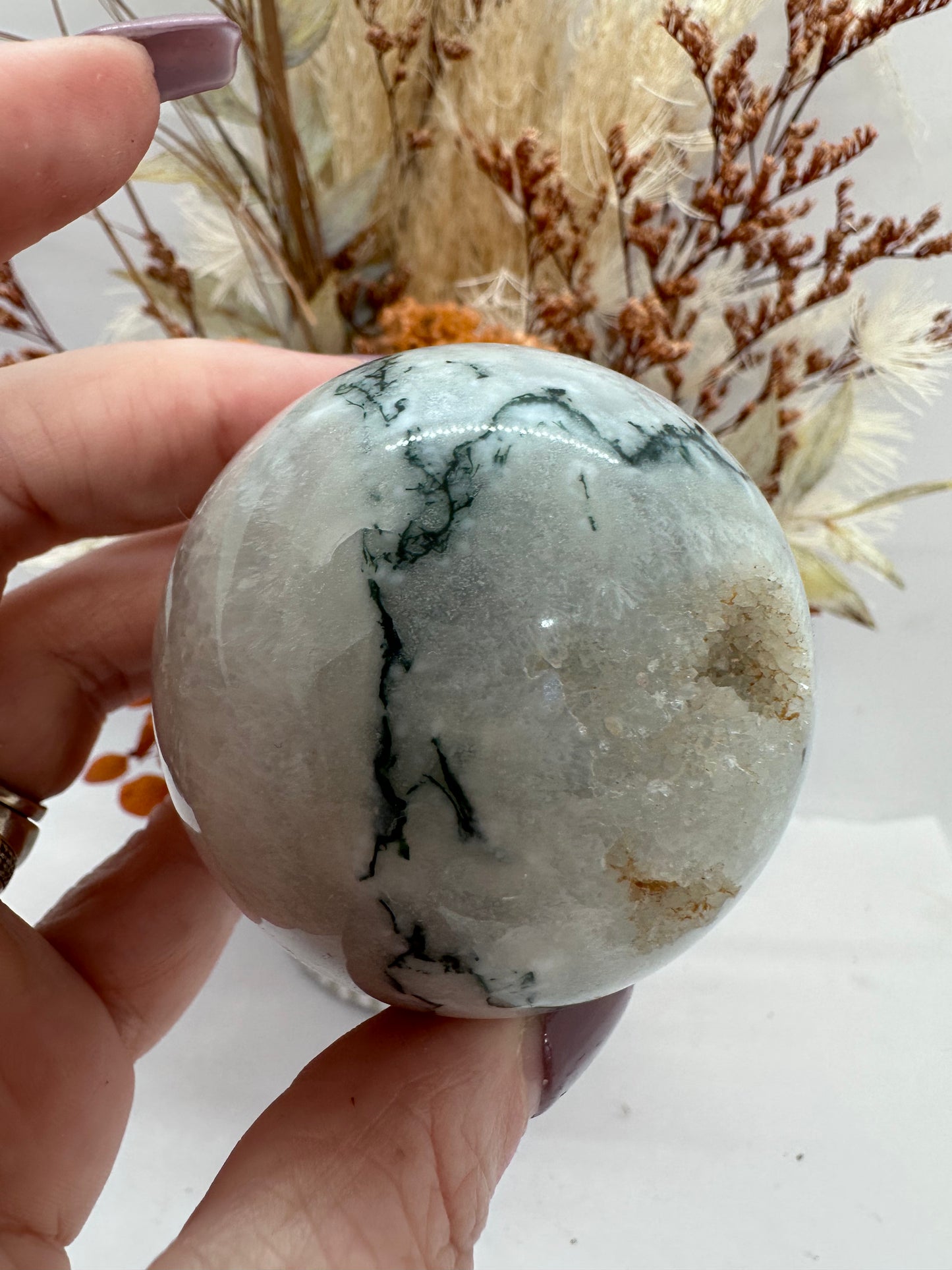 Moss Agate Sphere
