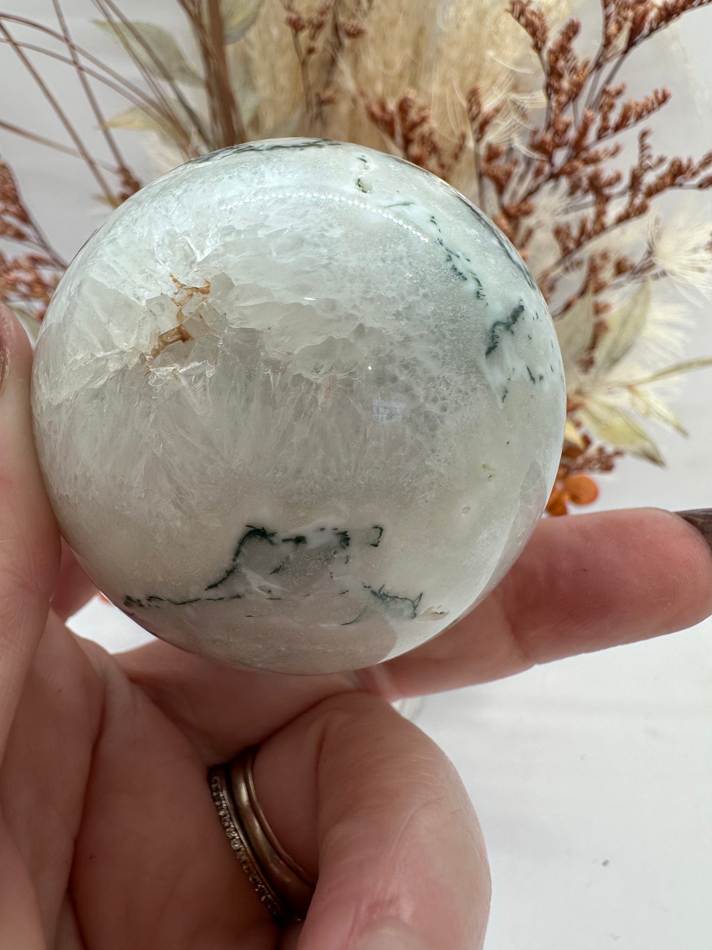 Moss Agate Sphere