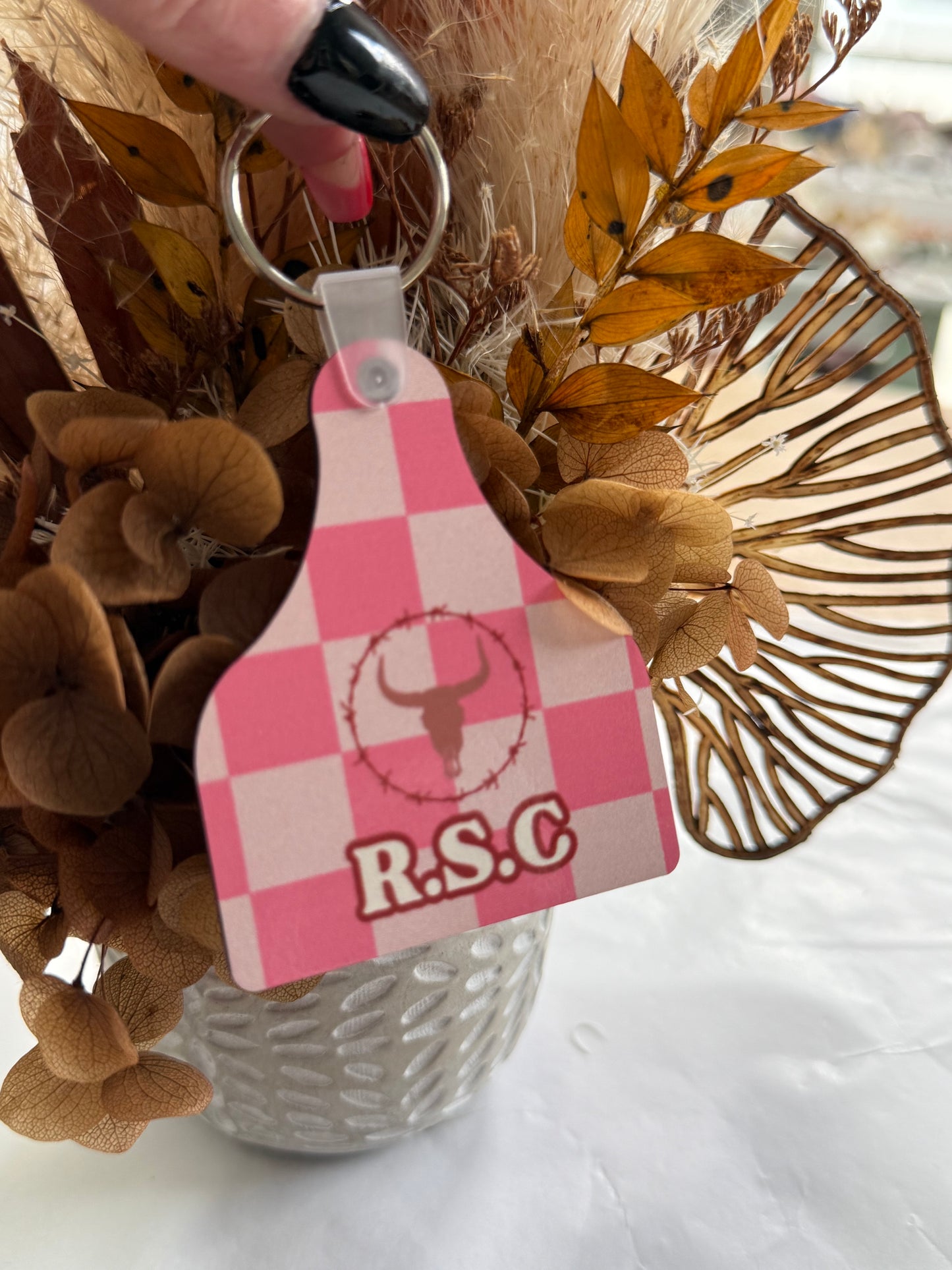 RSC Cow Tag Keyring