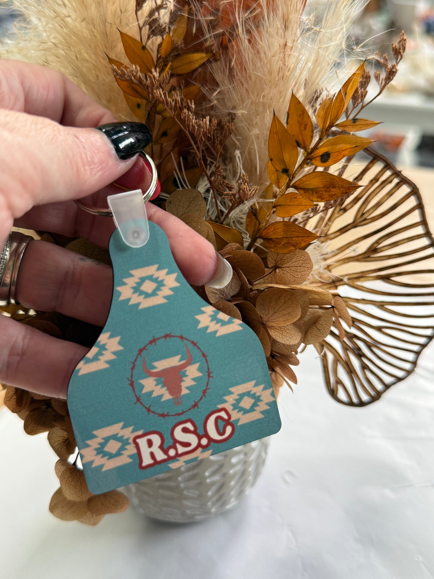 RSC Cow Tag Keyring