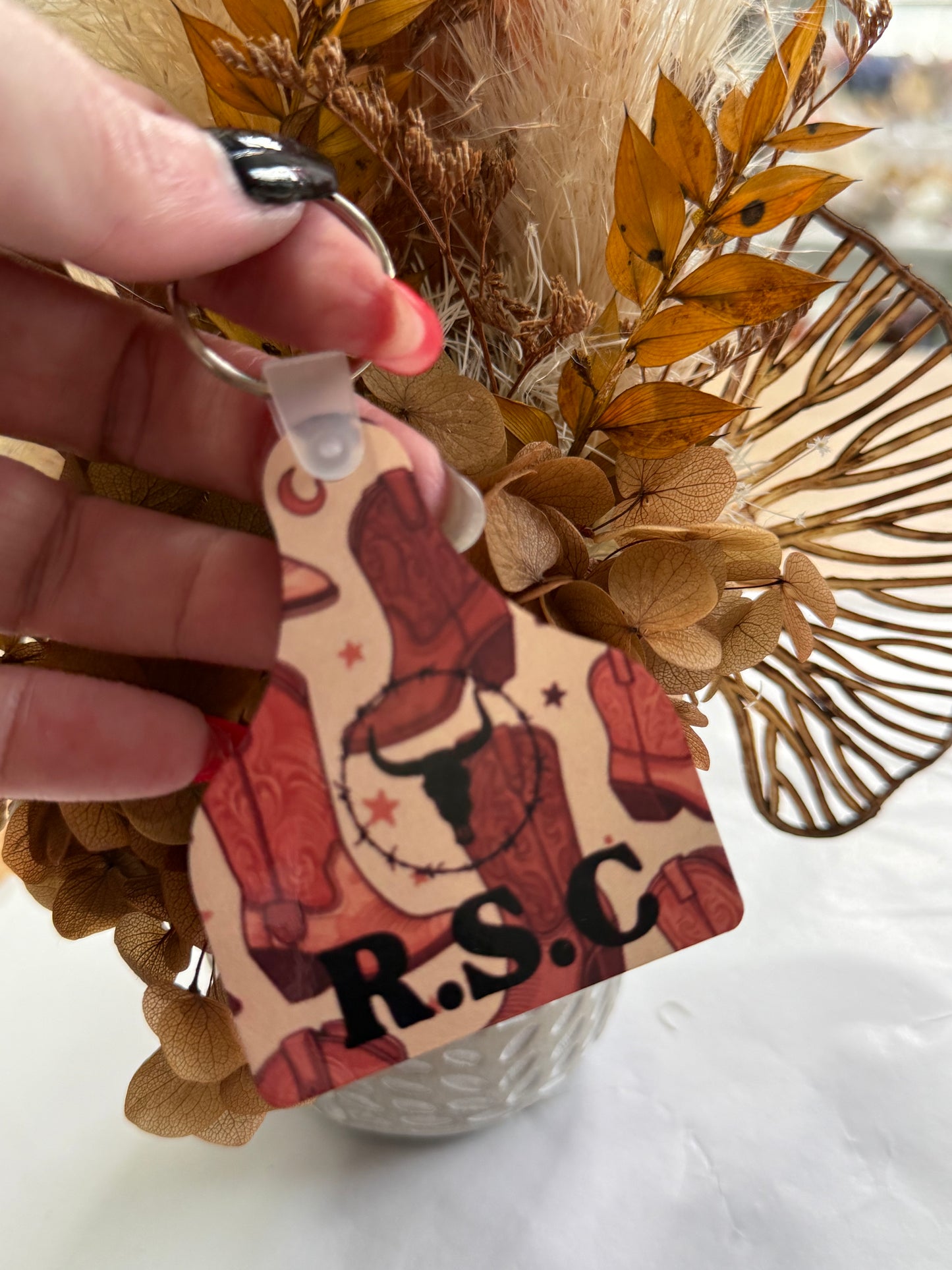 RSC Cow Tag Keyring