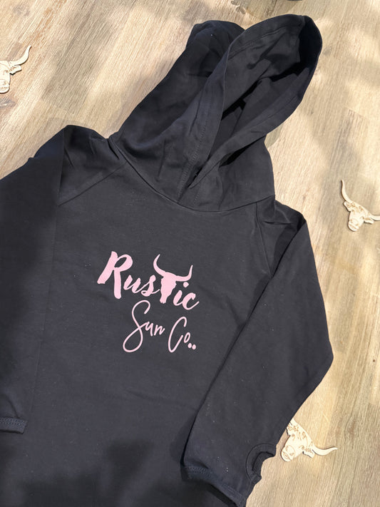 Shirt Hoodie Blk/light brown