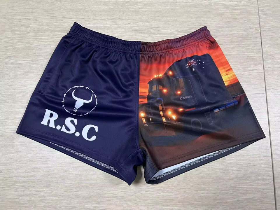 Aussie Trucker Footy Shorts Adults