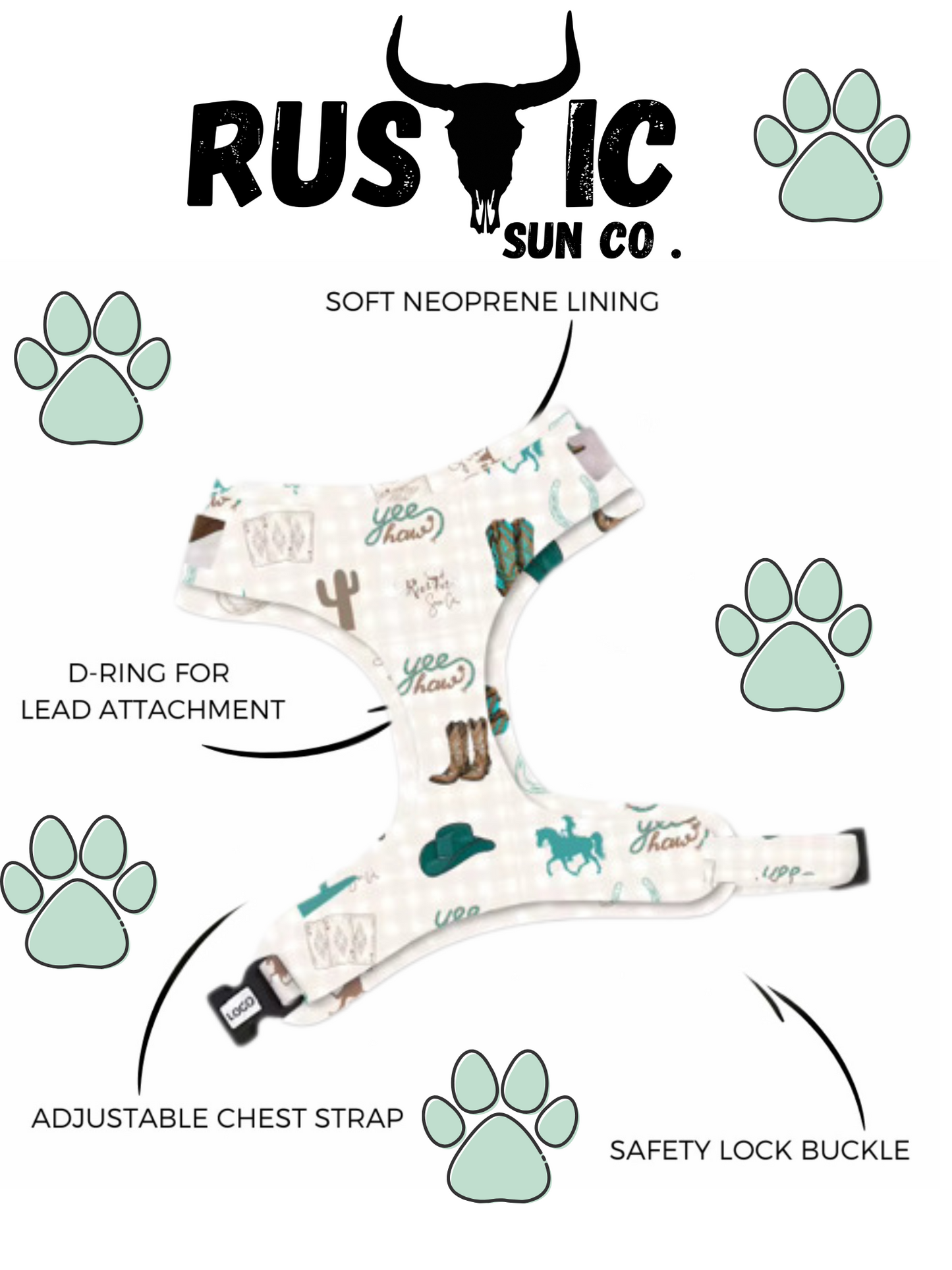 Texas Dog Harness ( pre order)