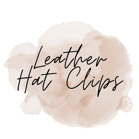 Leather Hat Clips