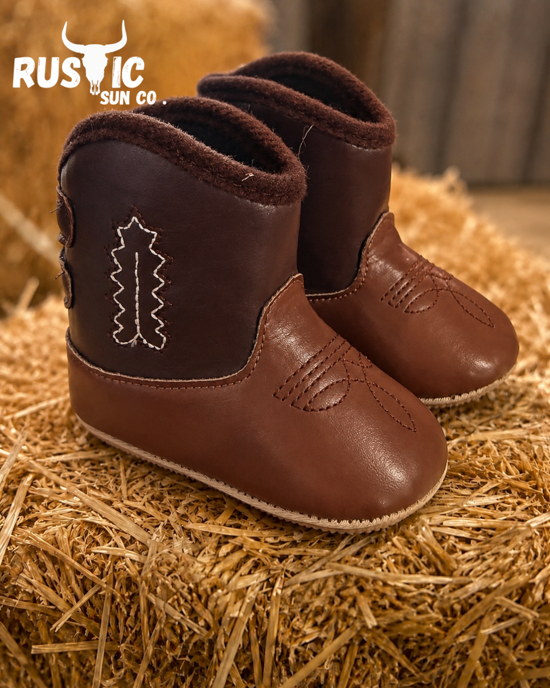 Brown and Choc Brown Boots