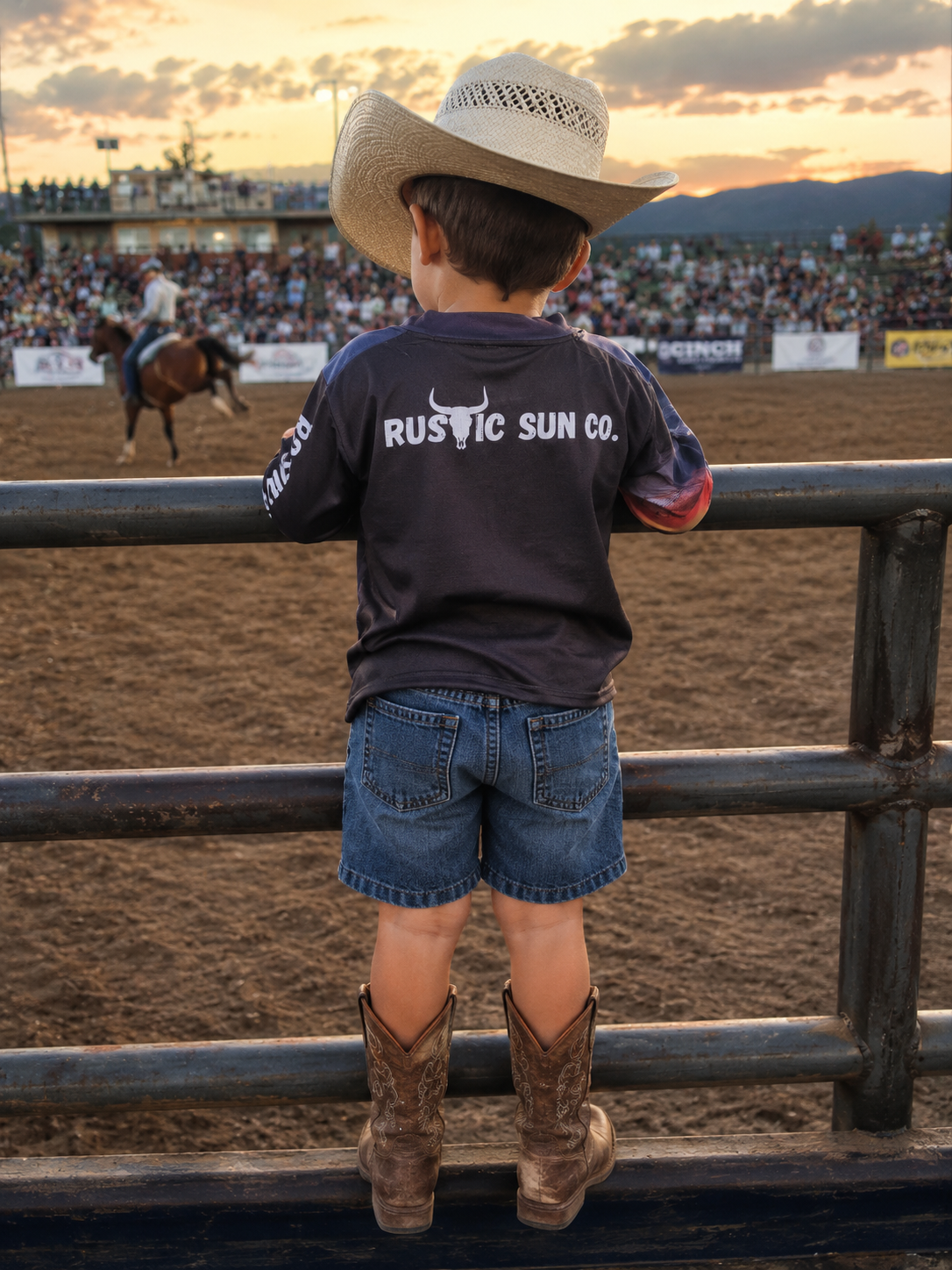 Kids Buckin Bull Fishing Shirt