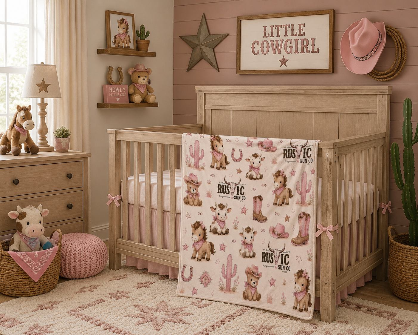 Baby Western Cot/Pram size Blanket