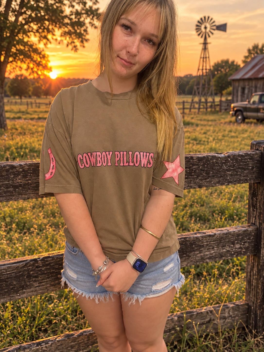 Cowboy Pillow Tshirt