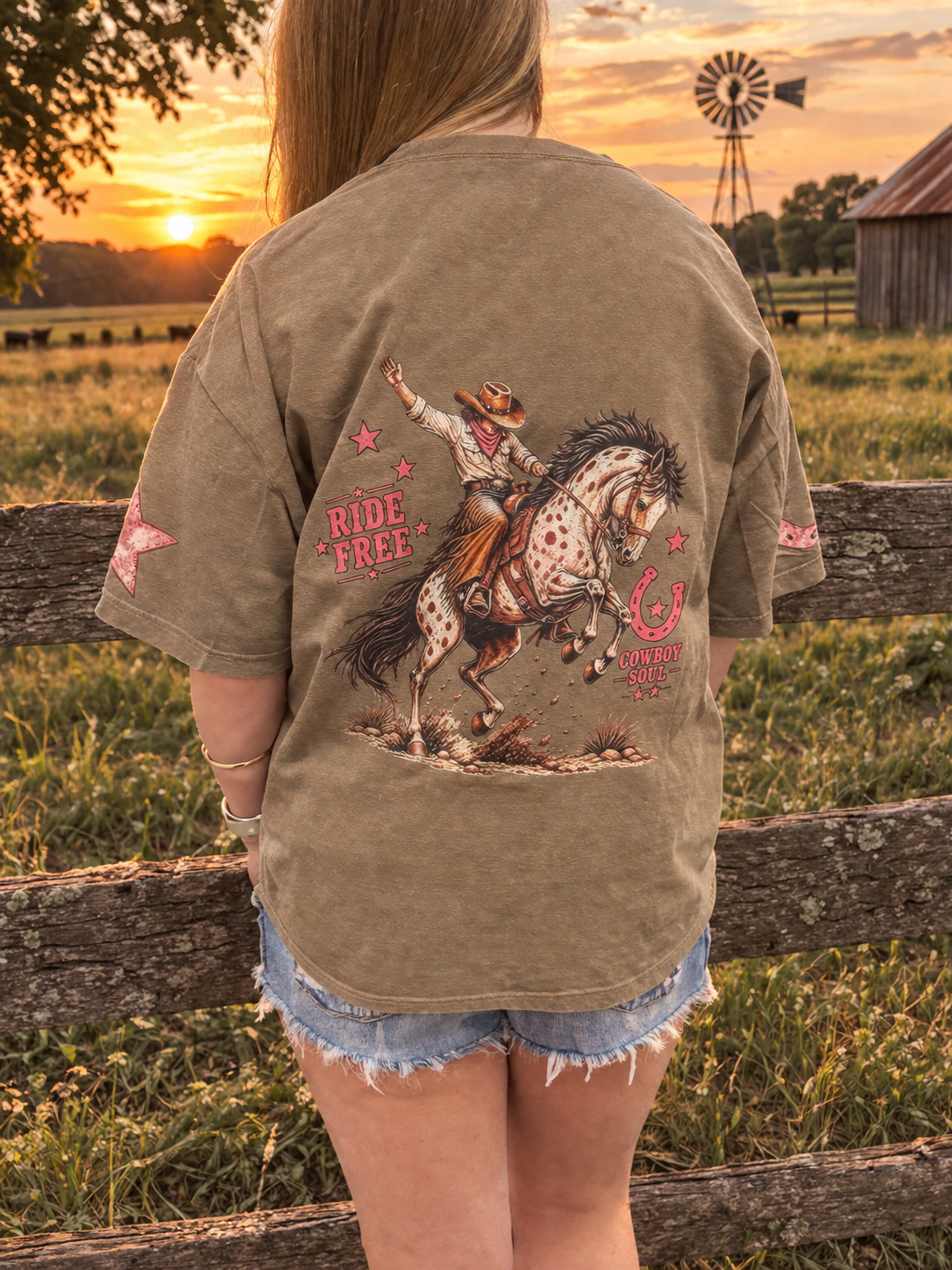Cowboy Pillow Tshirt