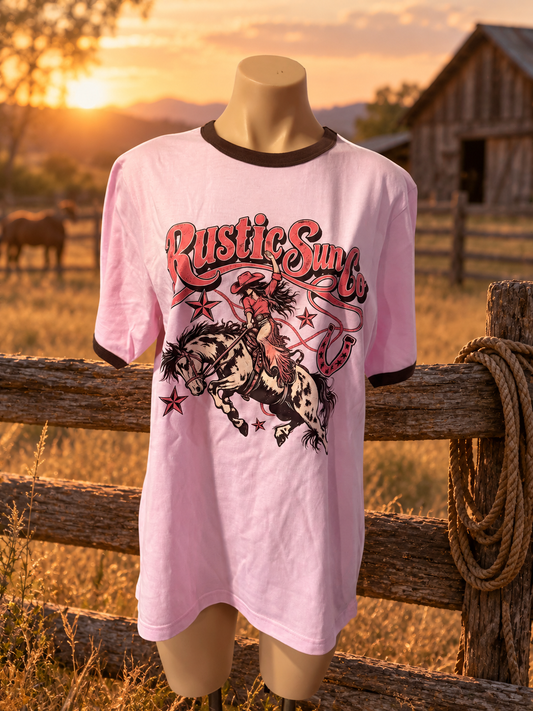 Cowgirl Ringer Tshirt