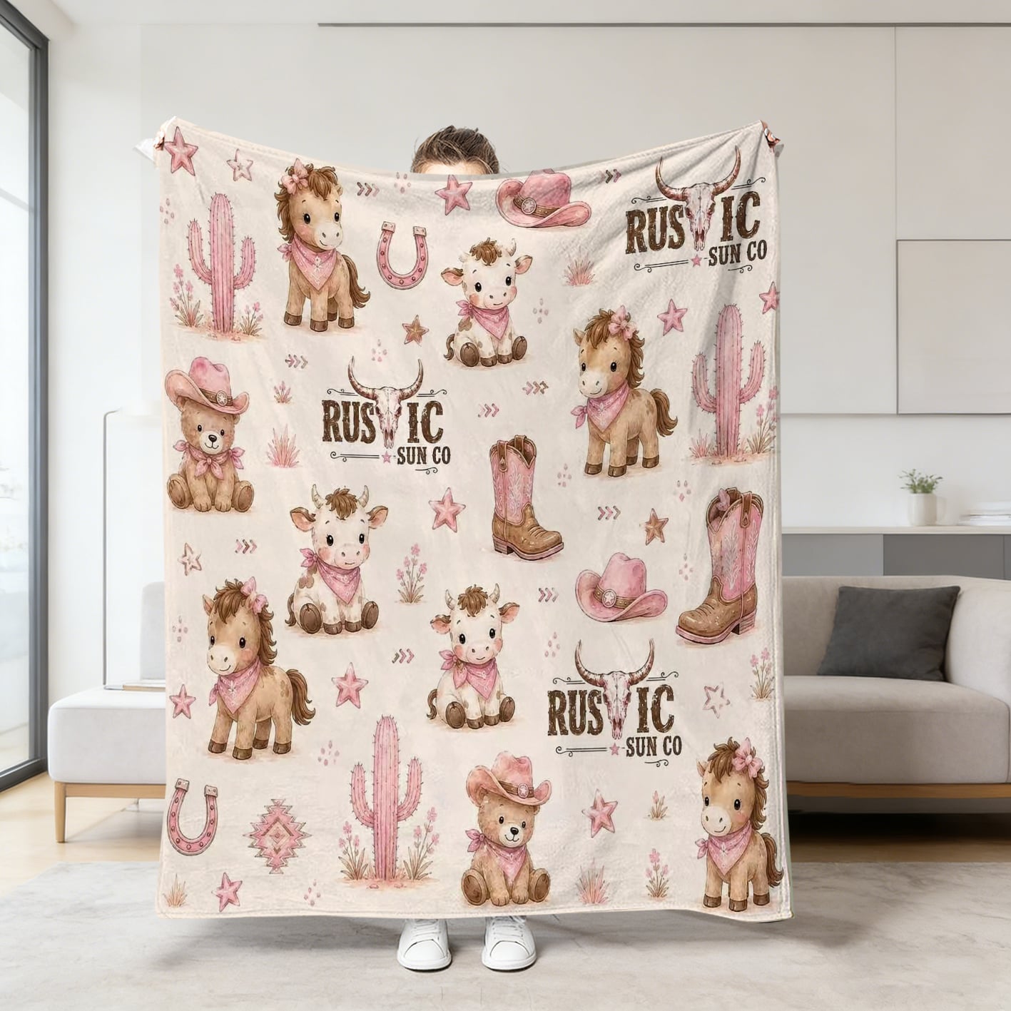 Baby Western Cot/Pram size Blanket