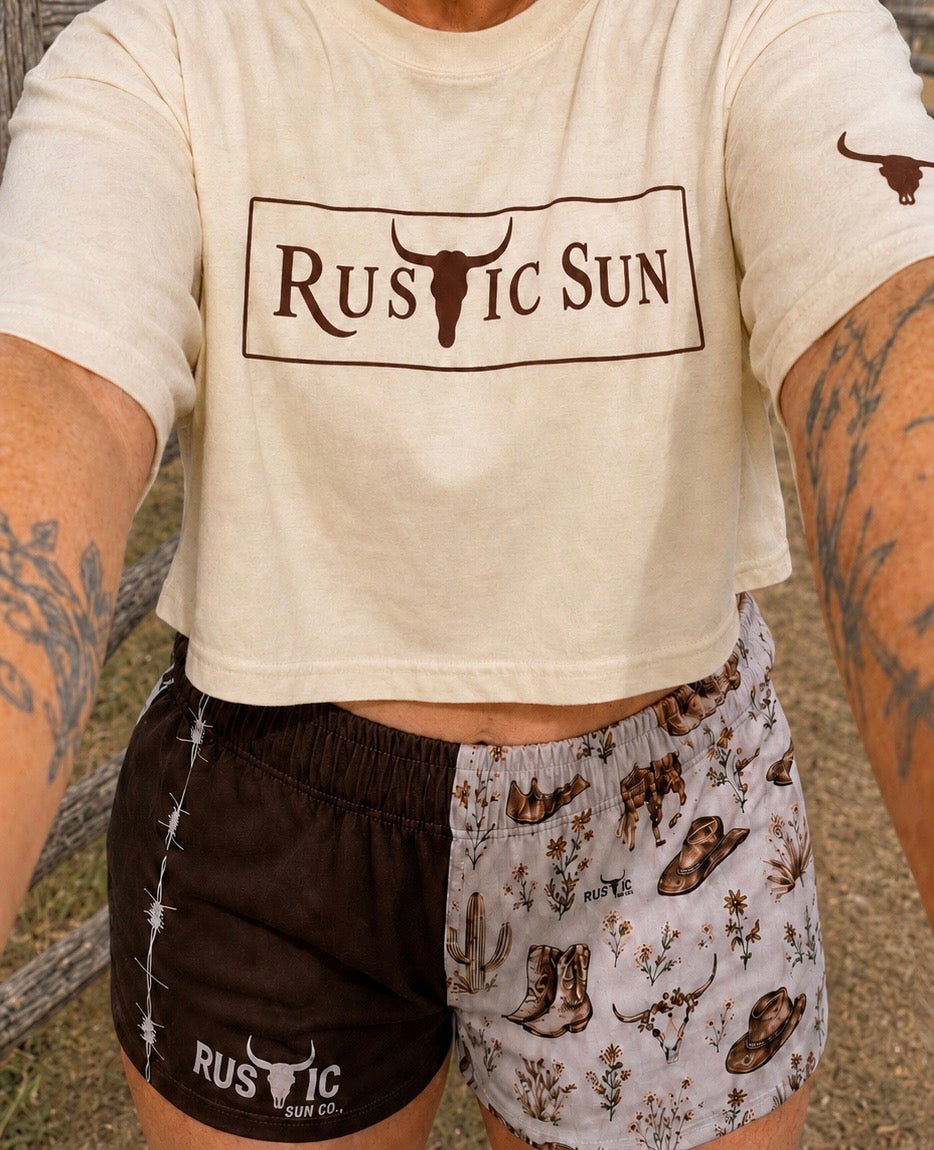 Signature oversized Crop Top