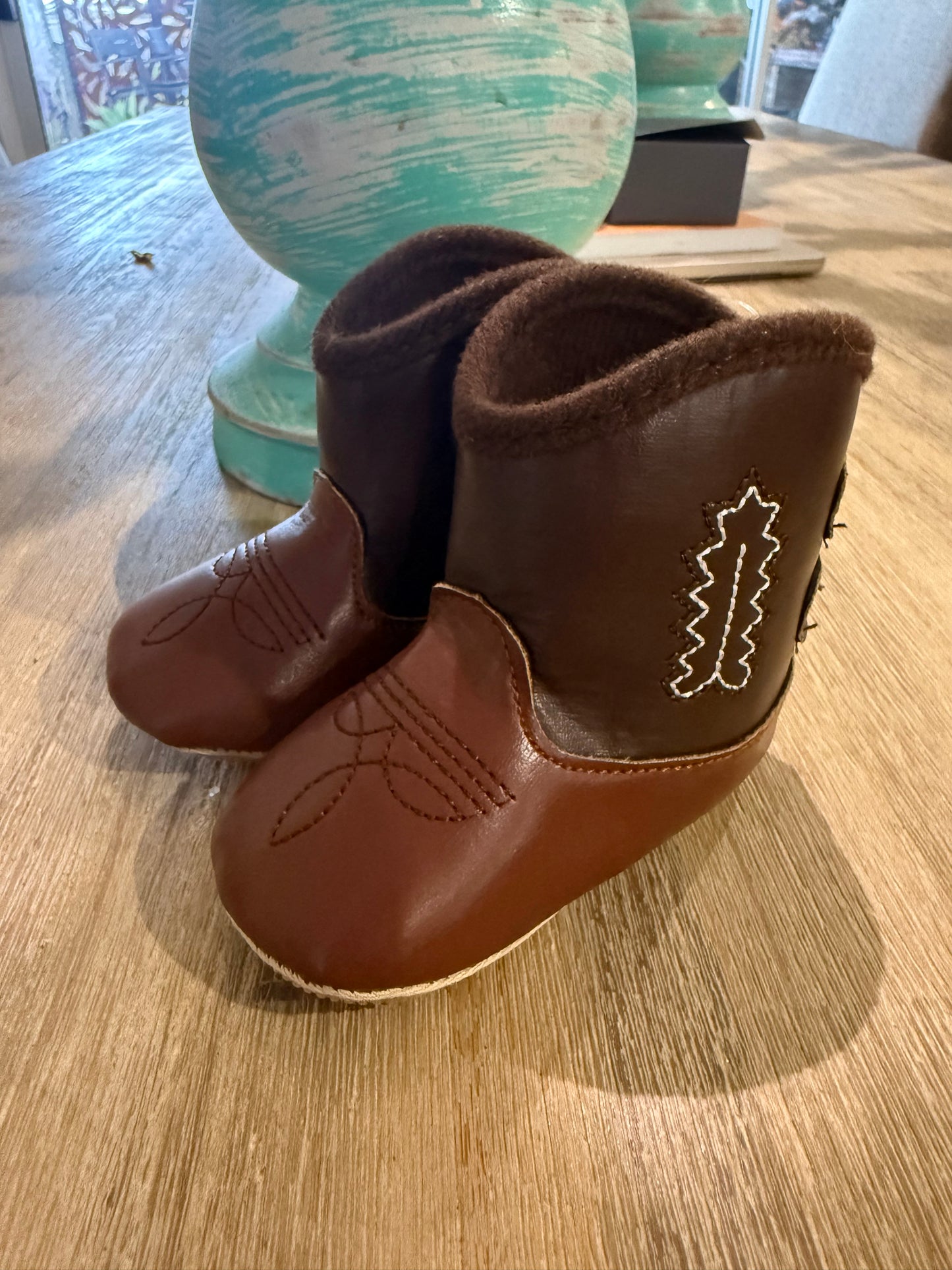 Brown and Choc Brown Boots