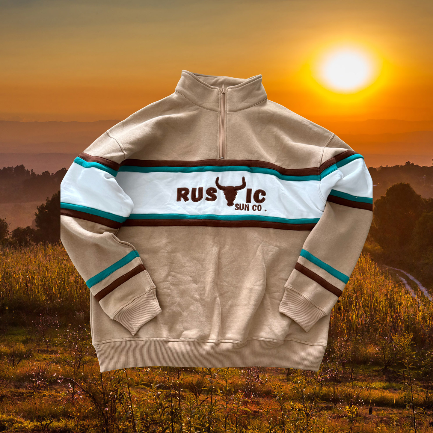 Rodeo 1/4 Zip Jumper unisex ( Pre order )