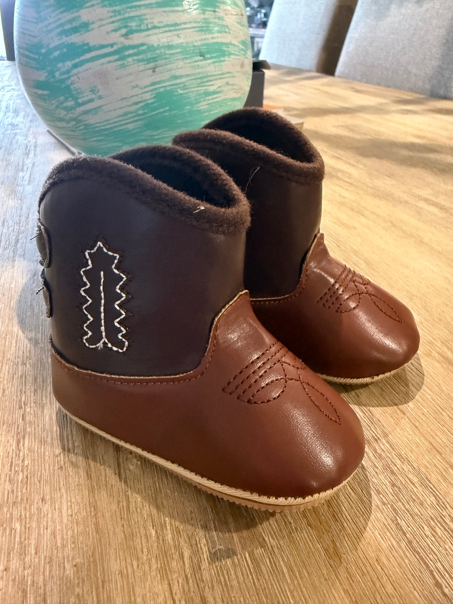 Brown and Choc Brown Boots