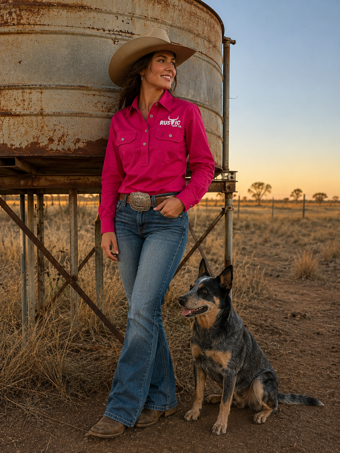 Woman’s Cotton Work Shirts