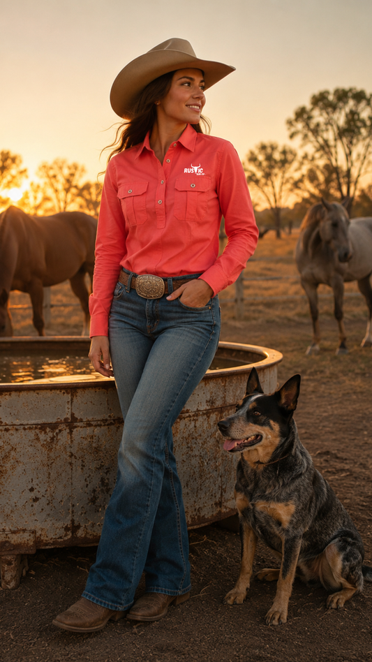 Woman’s Cotton Work Shirts