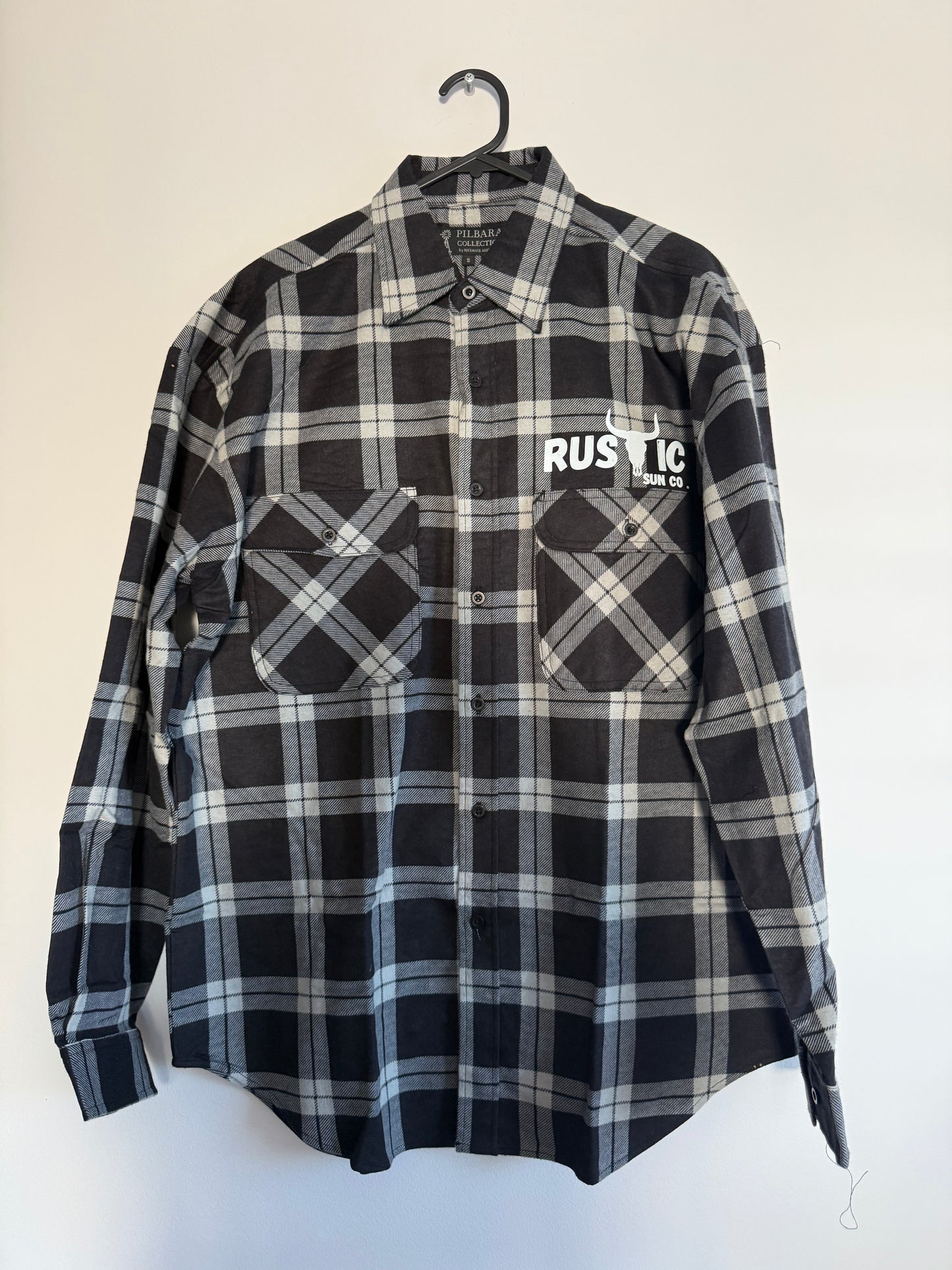 Grey Rustic Ruggered Flanno