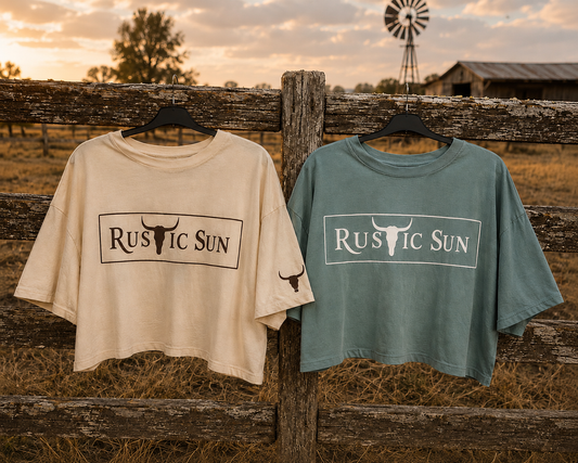 Signature oversized Crop Top
