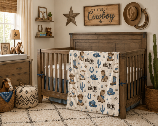 Baby Western Cot/Pram size Blanket
