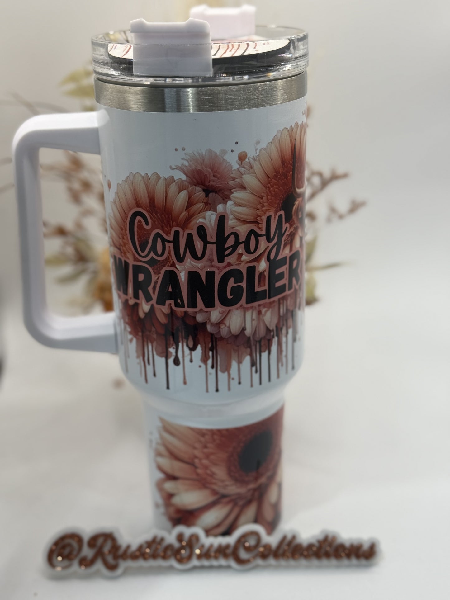 Cowboy Wrangler 40oz Double Wall Tumbler