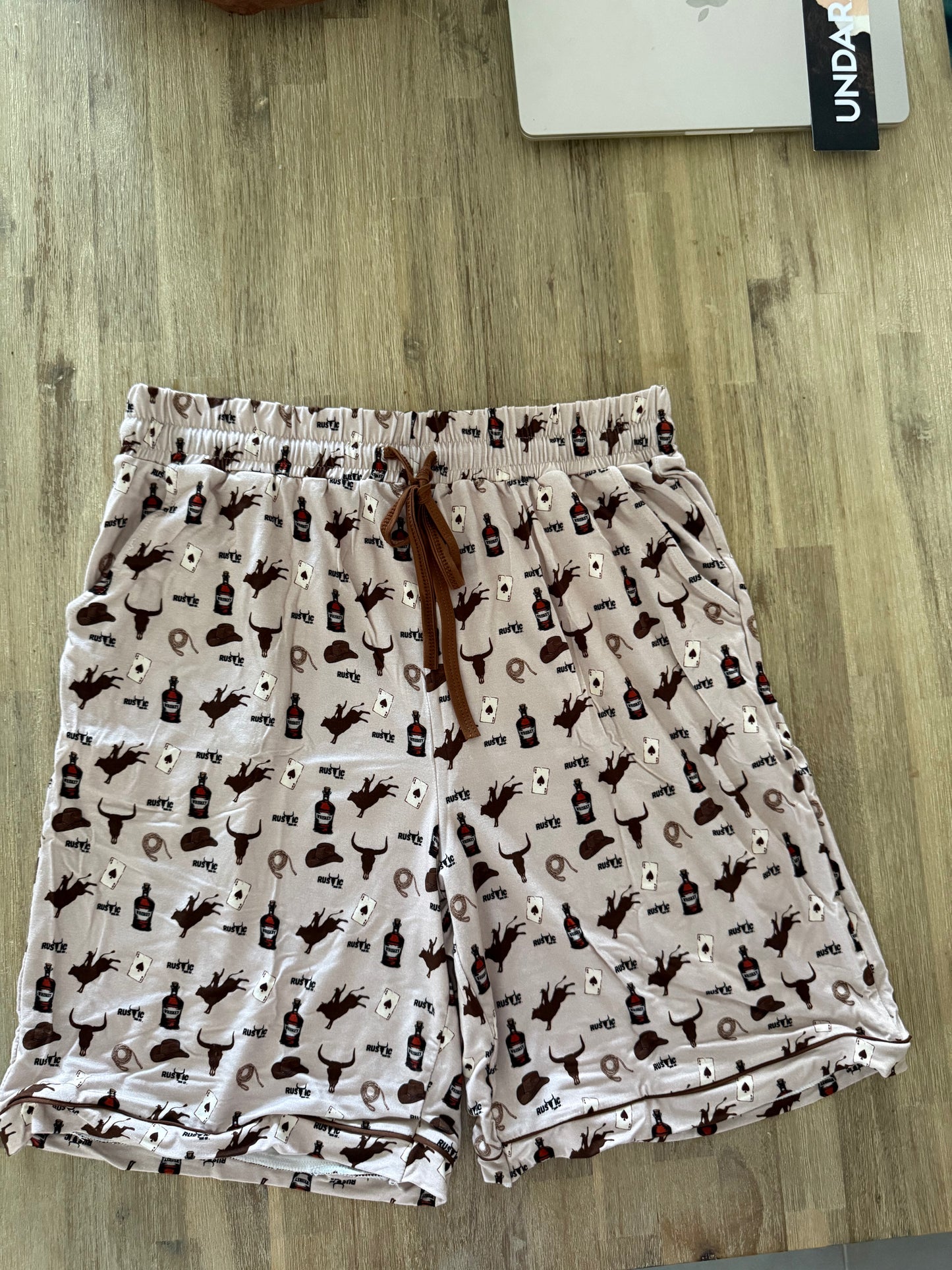 Rustic Whiskey Bamboo Boxer Shorts (preorder)
