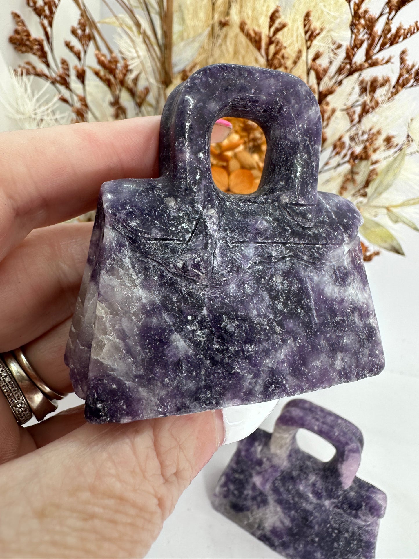 Lepidolite Handbag
