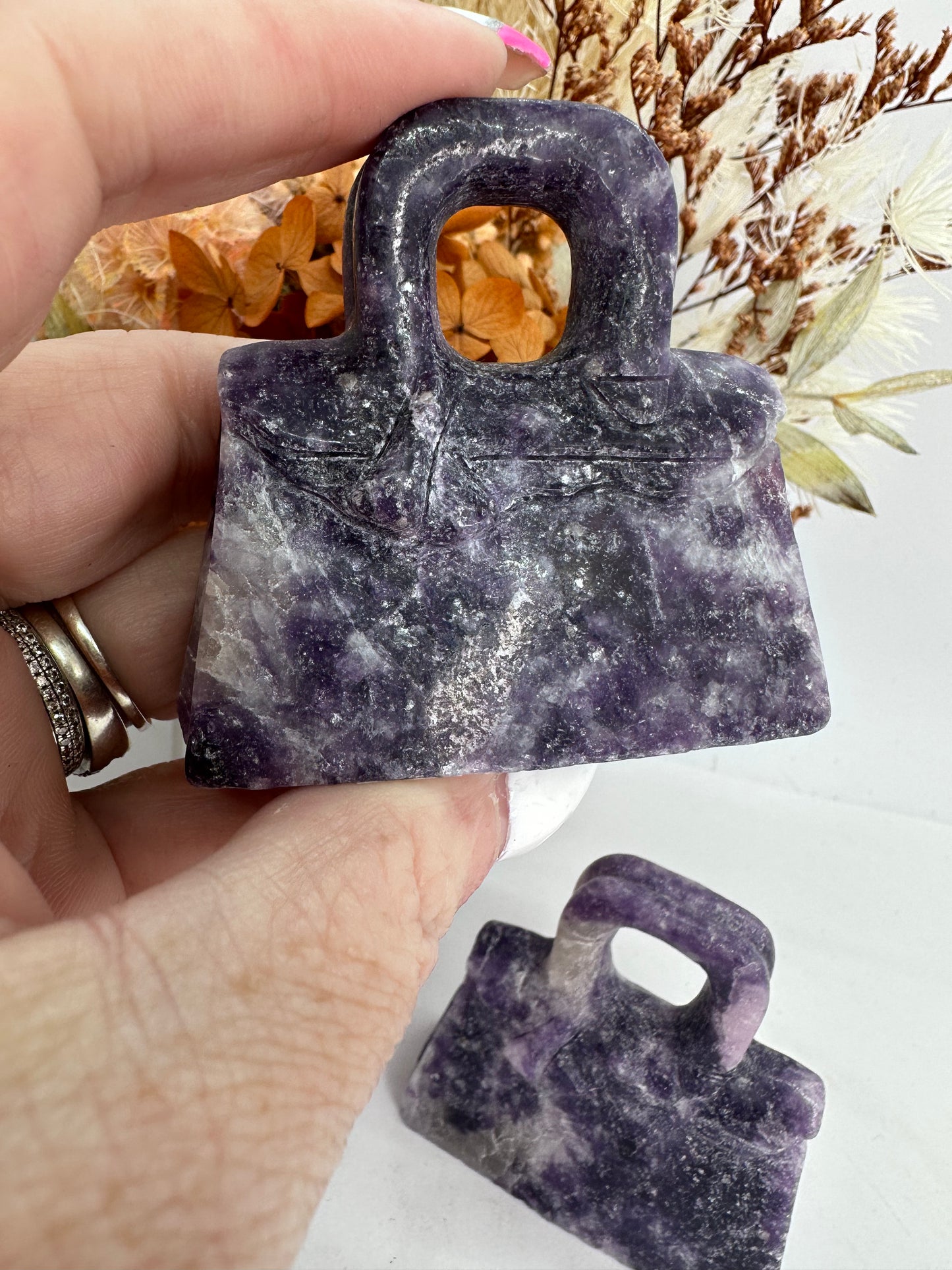 Lepidolite Handbag
