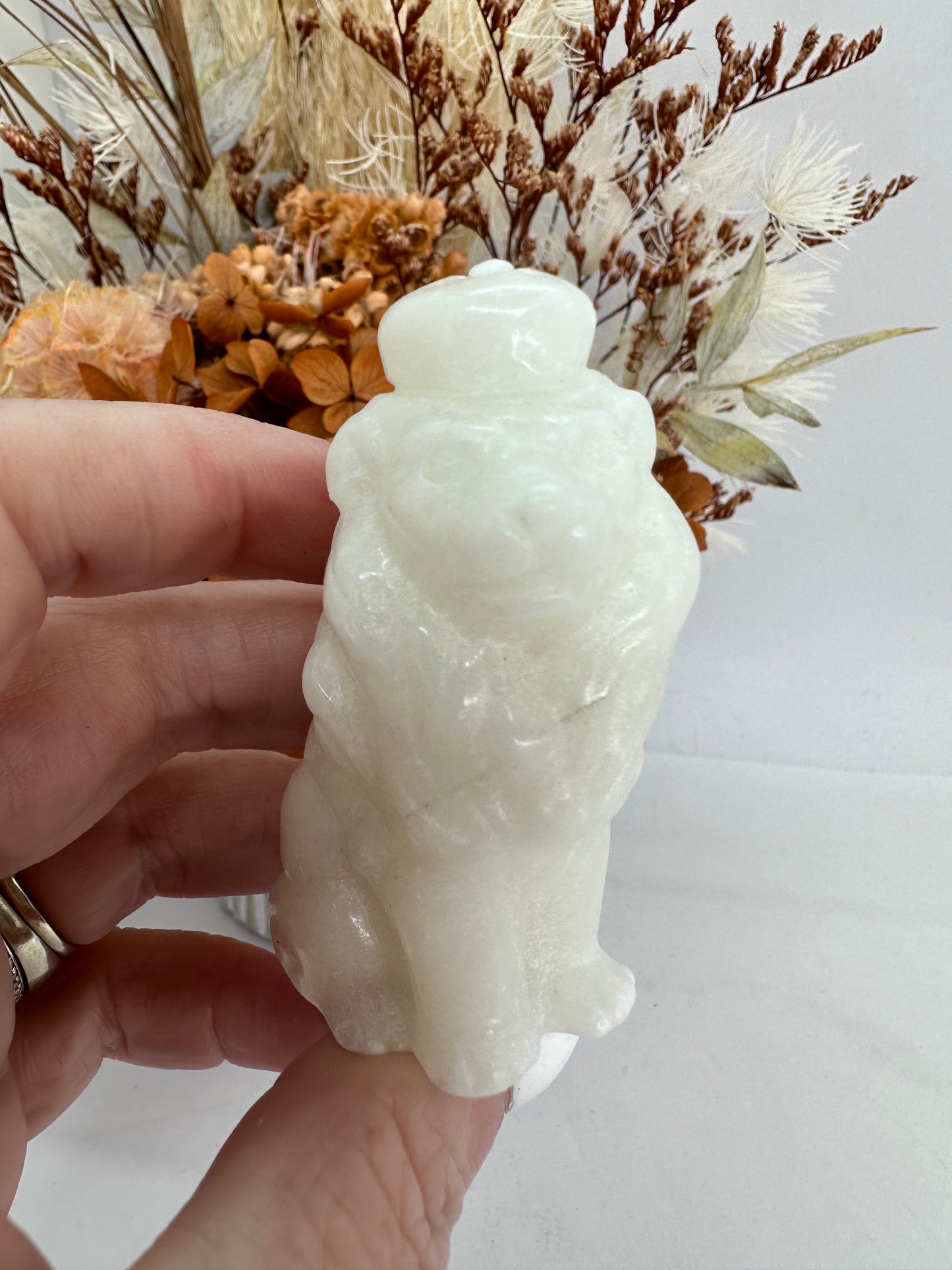 White Marble Lion