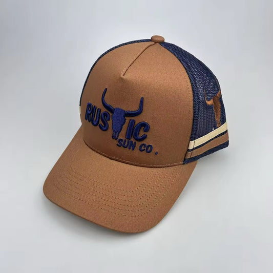 Clay and Navy Signature Trucker