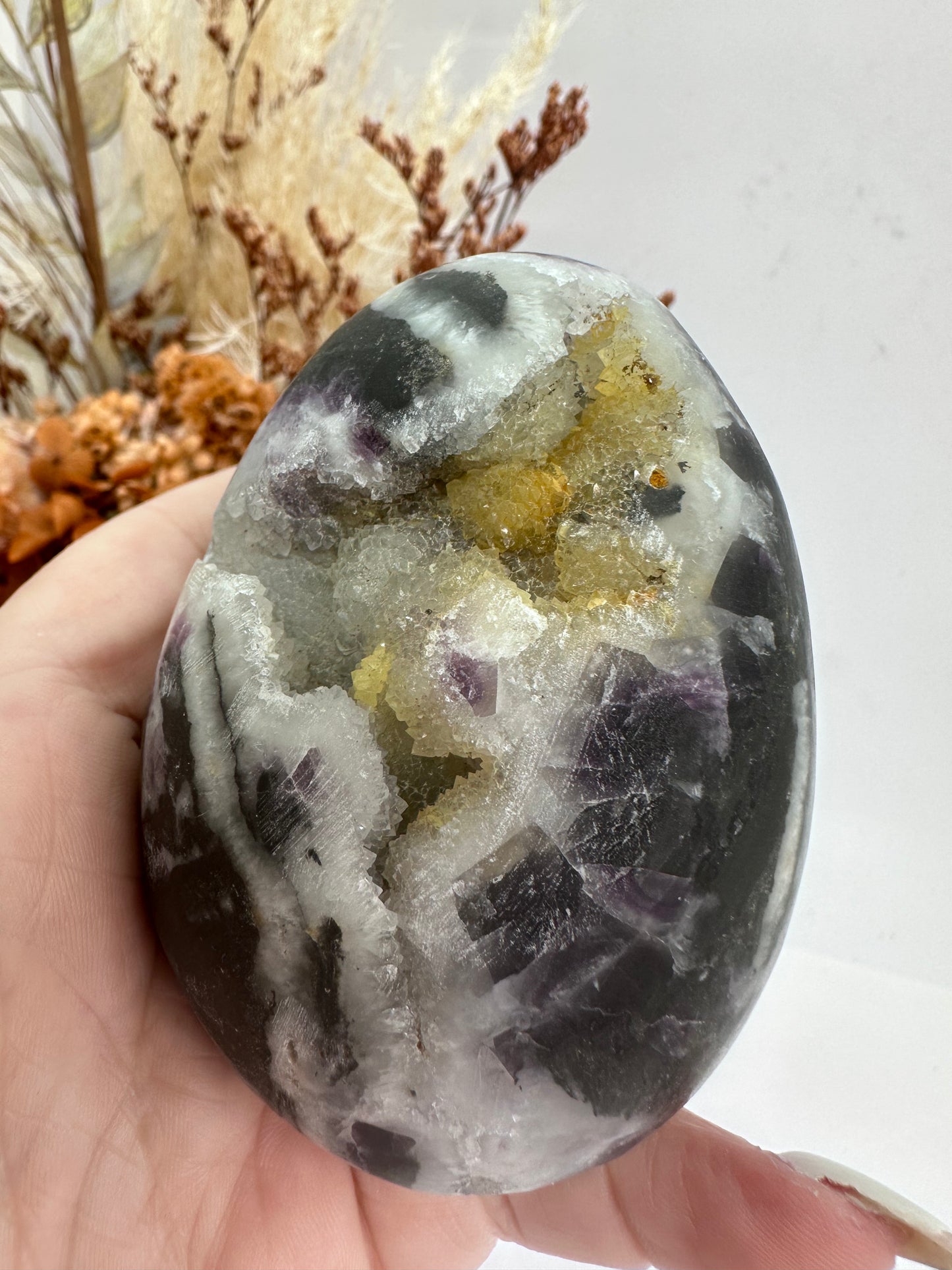 Purple Sphalerite Egg