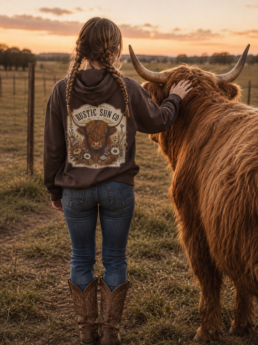 Wildflower Highland Hoodie
