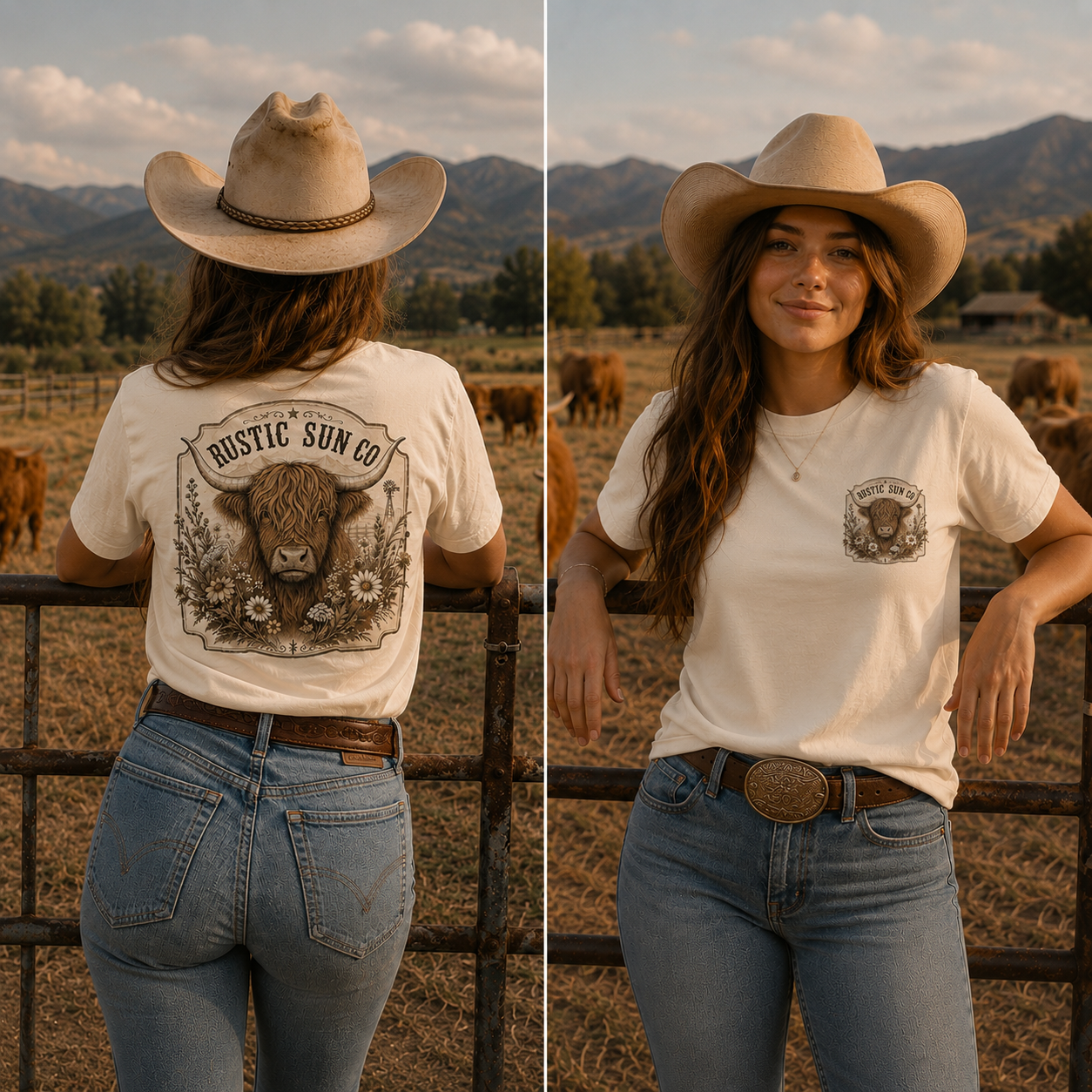 Wildflower Highland Tshirt